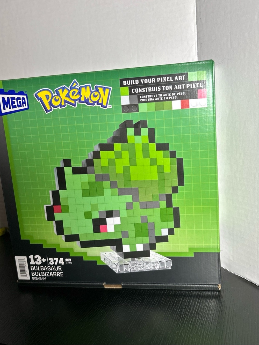 Mega Pokémon Bulbasaur Pixel Art Building Set - Green